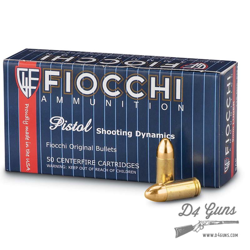 Fiocchi .380 Auto 95gr FMJ 50 Rounds 380AP 762344001852 Holiday Sale ...