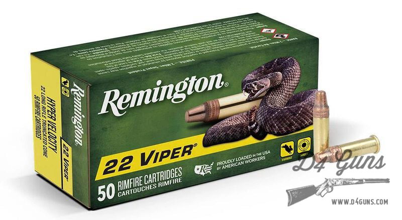 Remington 22 Viper .22LR 40gr SB 50 Rounds 1922 04776032 | D4 Guns