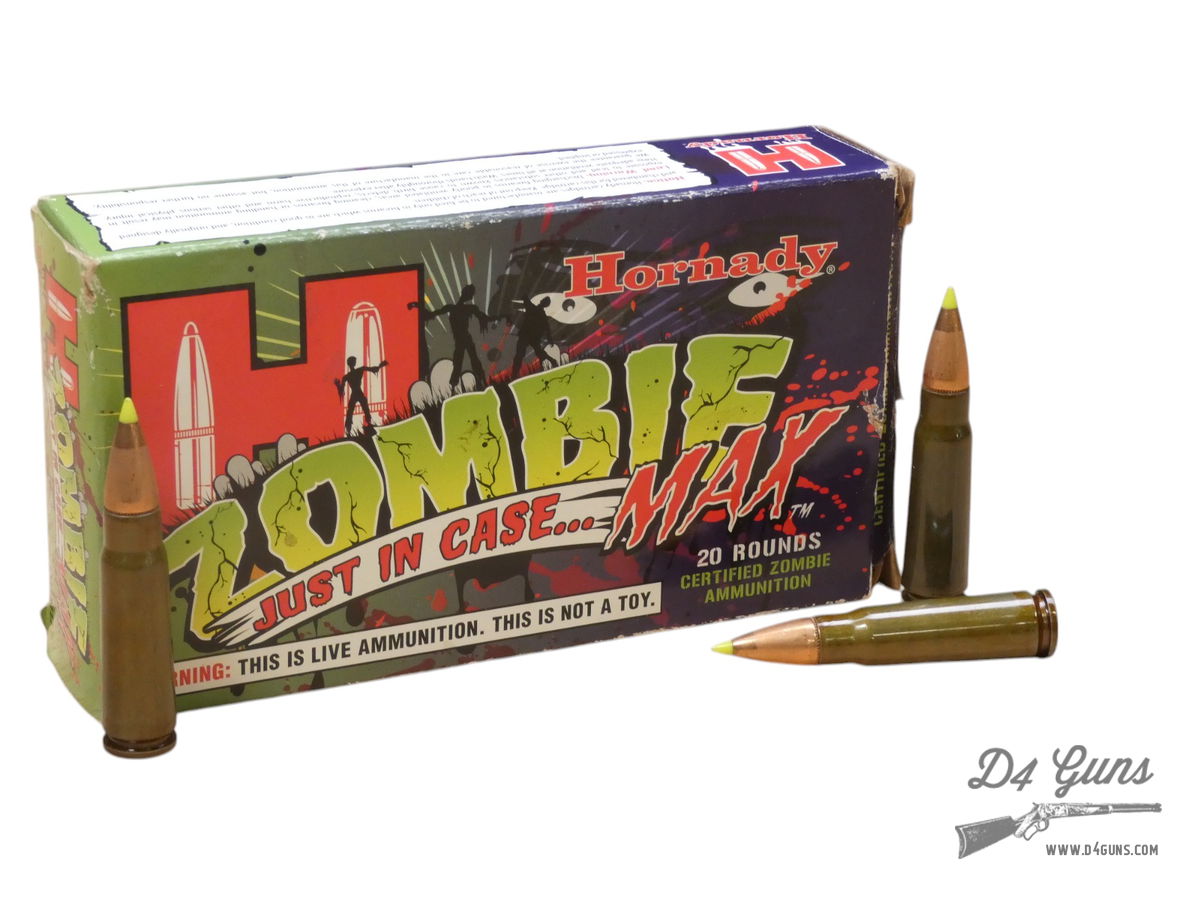 Hornady Zombie Max 7.62x39mm 123gr Z-Max 20 Rounds 80782 090255807820 ...