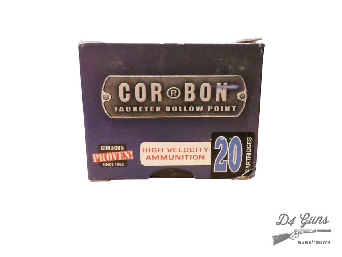 Cor-Bon 9mm Luger 115gr HP 20 Rounds BHP09115/20 851383008141 | D4 Guns