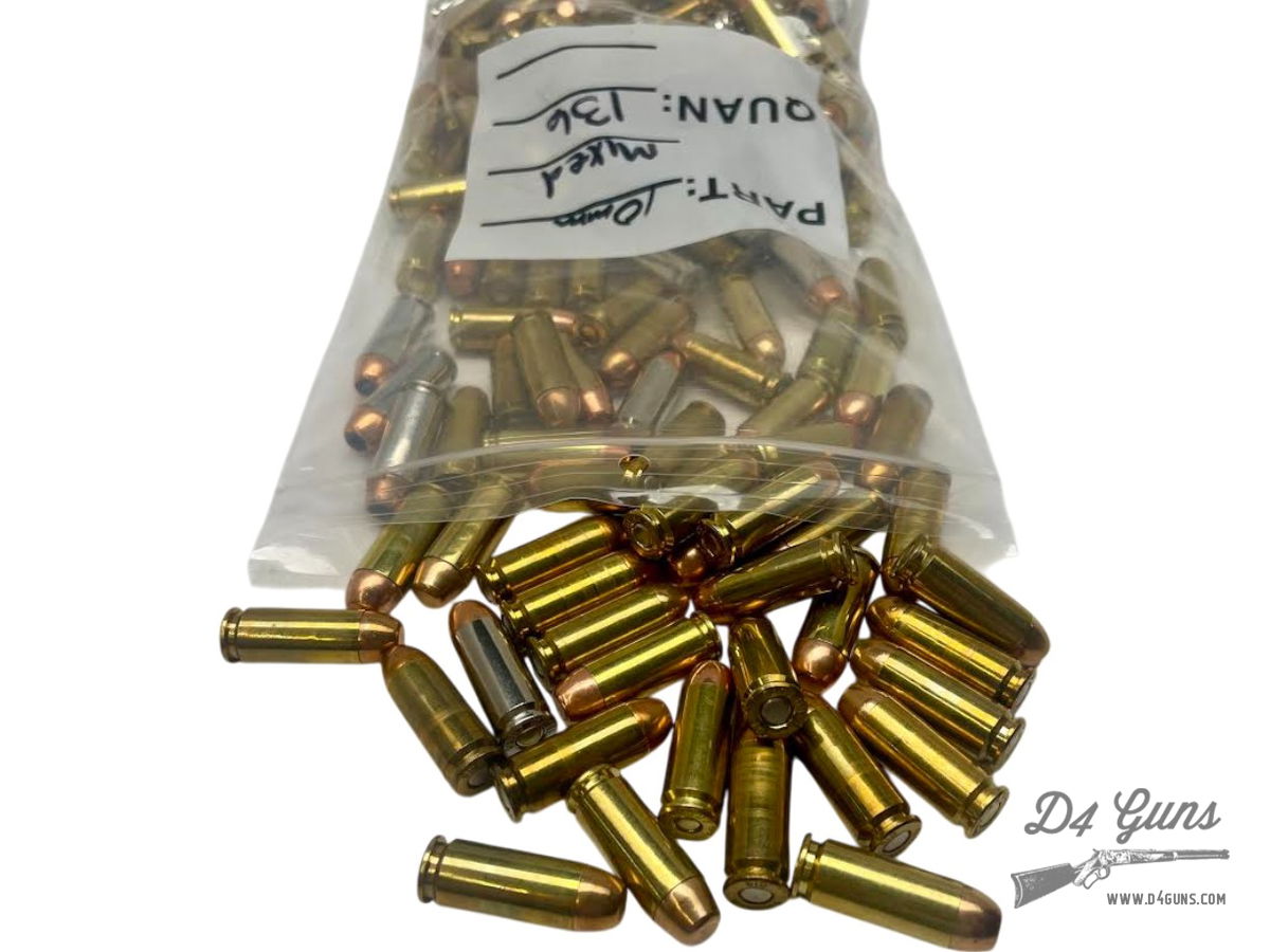 Plinker Pack 10mm Auto 180gr Mixed Bullet Types 136 Rounds | D4 Guns