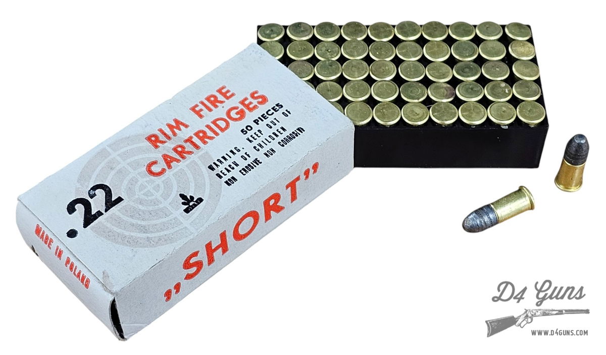 Polish Surplus .22 Short 29gr LRN 50 Rounds | D4 Guns