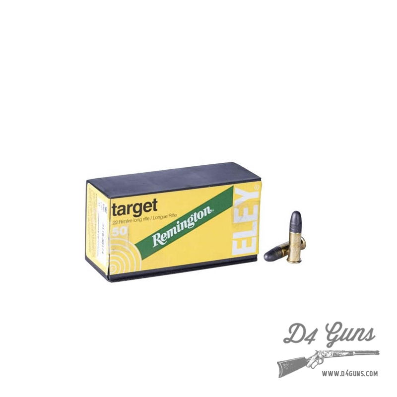 Remington Eley Target .22 LR 40gr LRN 50 Rounds RE22T 047700009308 | D4 ...