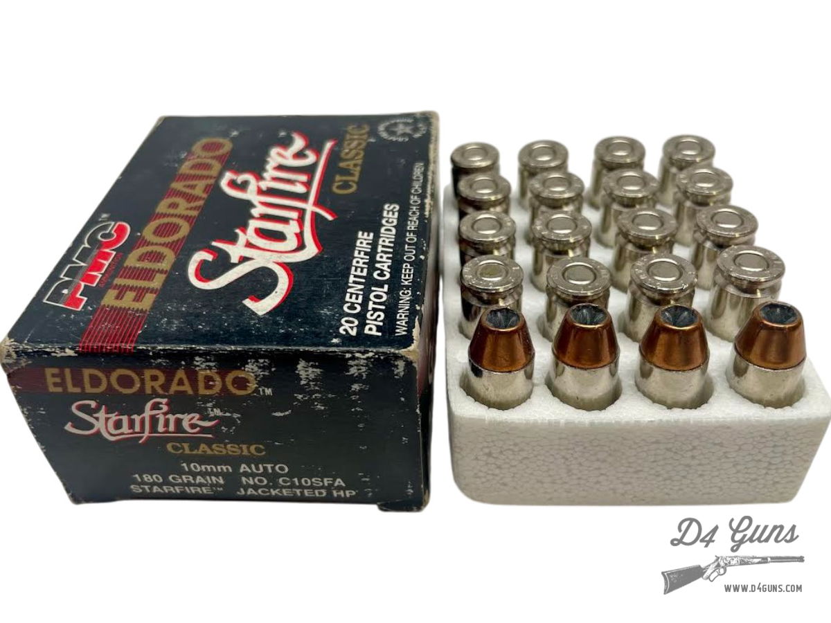 PMC Eldorado Starfire Classic 10mm 180gr JHP 20 Rounds C10SFA | D4 Guns