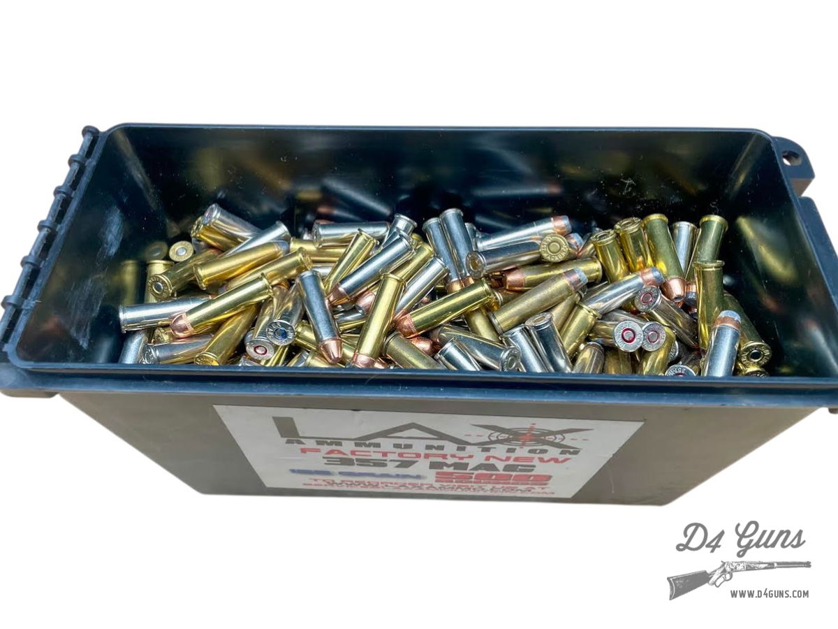 Plinker Pack .357 Mag Mixed Bullet Types Approx. 480 Rounds in Ammo Can ...