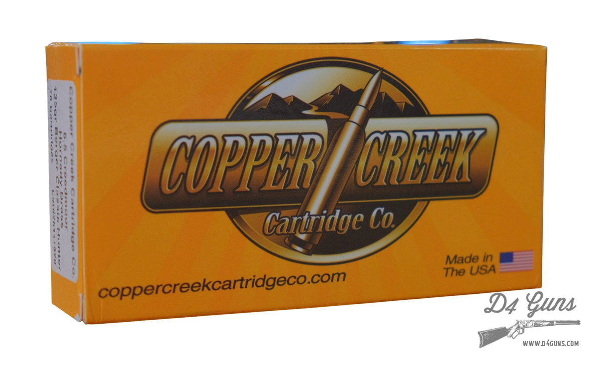 Copper Creek 6.5mm Creedmoor 135gr BCH 20 Rounds
