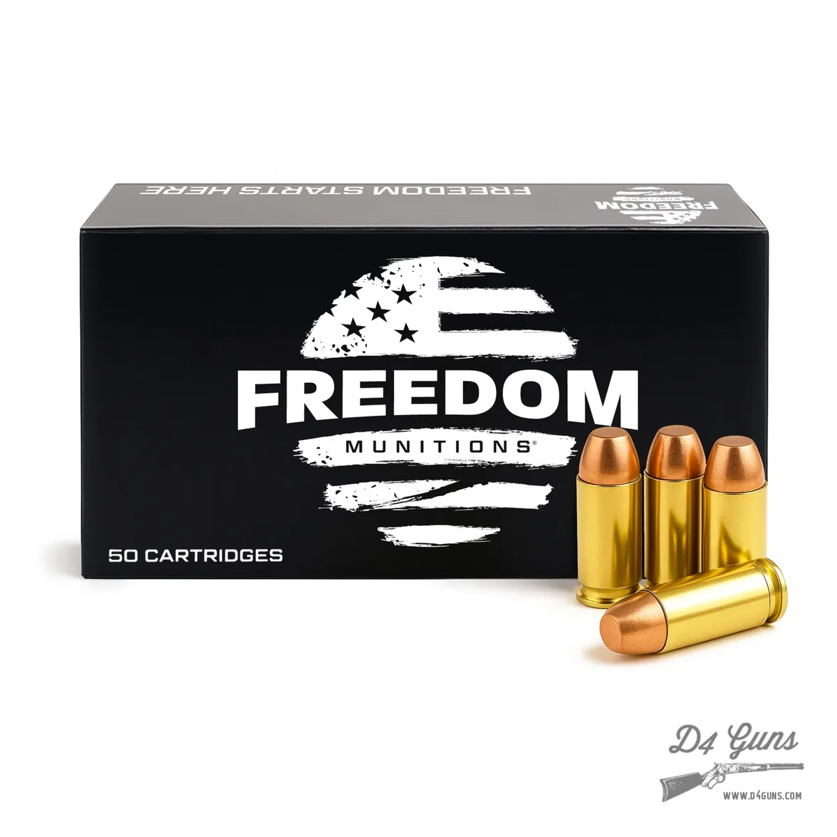 Freedom Munitions 10mm Auto 180gr RNFP 50 Rounds FM10RF180N 850016004253