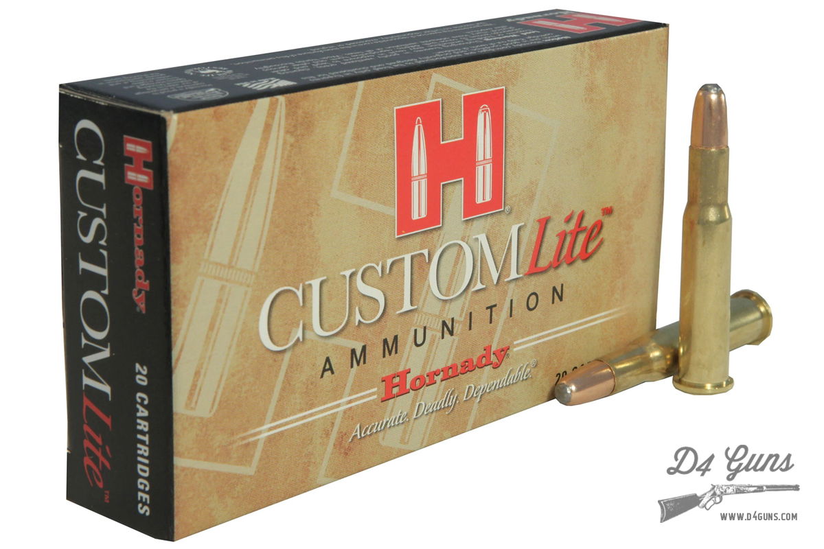 Hornady Custom Lite 30-30 Win 150GR RN 20 Rounds 80806 090255808063 ...
