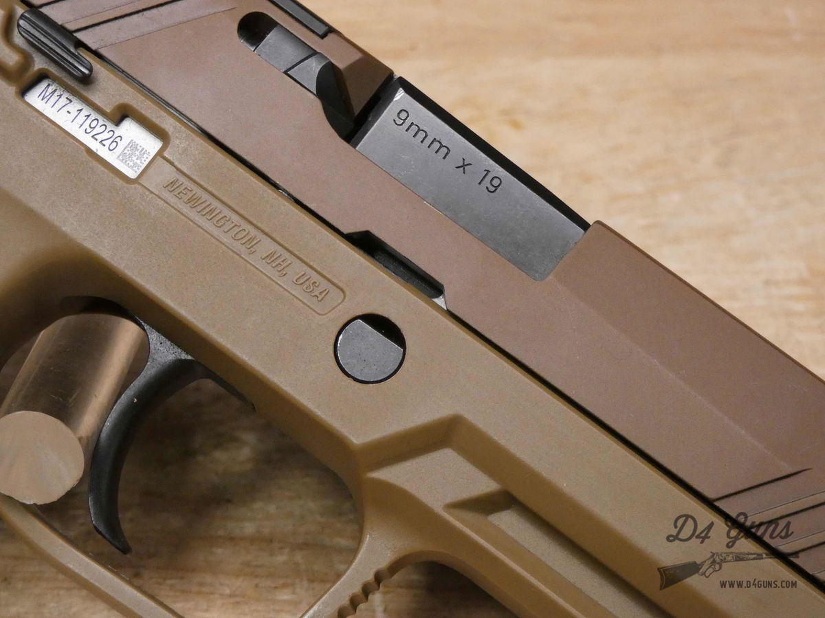 Sig Sauer P320F M17 - 9mm - Army P320 - FDE - Optics Ready - Coyote ...