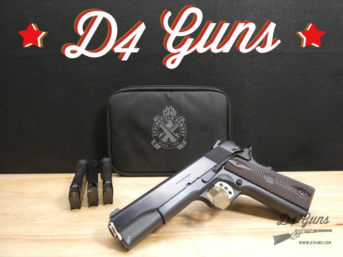 Springfield Garrison 1911 - .45 ACP - Ed Brown Mags - Carry Case - LOOK ...