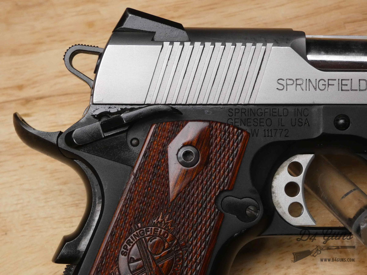 Springfield Micro LW Operator Compact Bitone 1911 - .45 ACP - Case ...