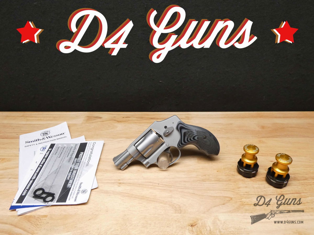 Smith & Wesson 642-2 Airweight - .38 SPL +P - W/ Speedloaders - S&W 642 ...