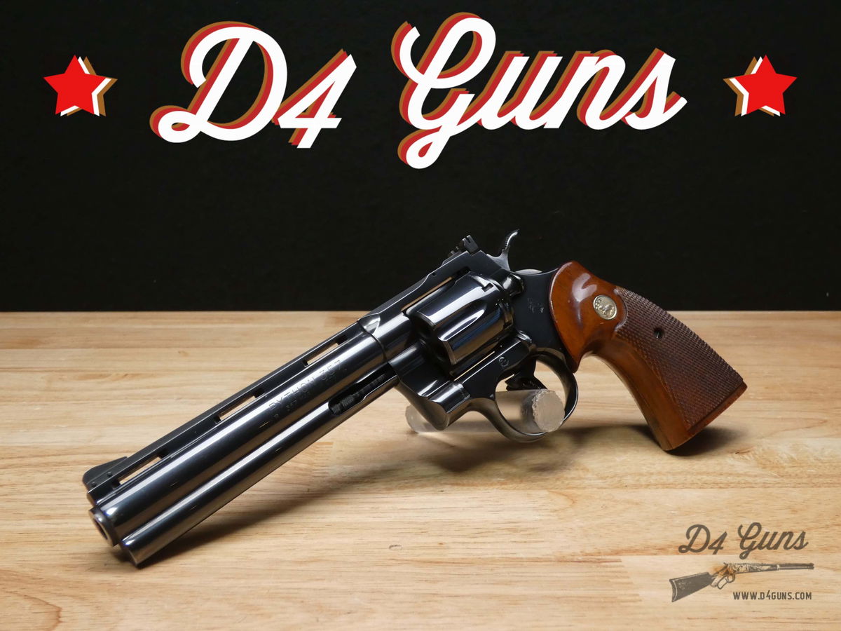 Colt Python - .357 Mag - MFG 1971 - 6IN - XLNT Condition - Snake Gun ...