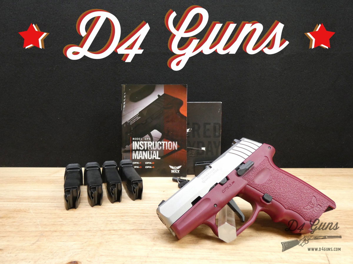 SCCY CPX3 TT - .380 ACP - w/ 4 Mags! - CPX-3 - Two-Tone - Conceal Carry ...