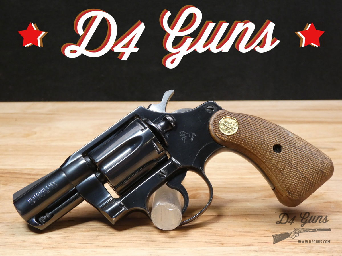 Colt Detective Special - .38 Spl - Mfg. 1974 - CCW - 38 Backup Revolver ...