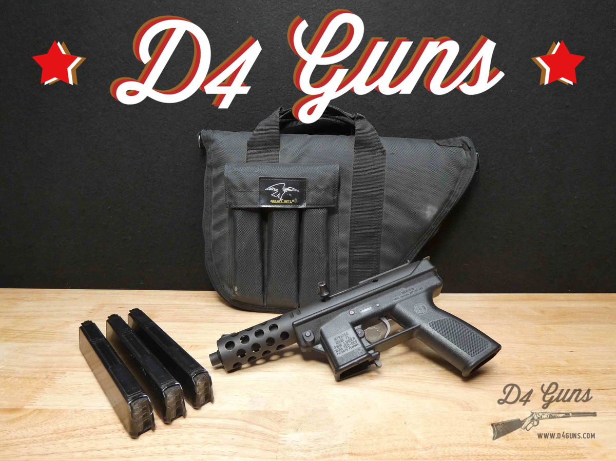 Intratec TEC-DC9 - 9mm - DC9 - TEC 9 - TEC9 - w/ Case & 3 Mags! - Semi ...