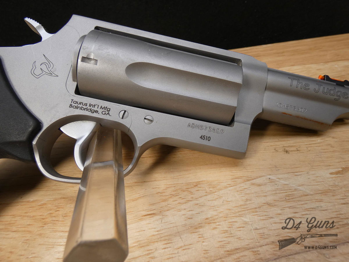 Taurus The Judge - .45 Colt & .410 GA - Stainless Steel - Shotgun ...