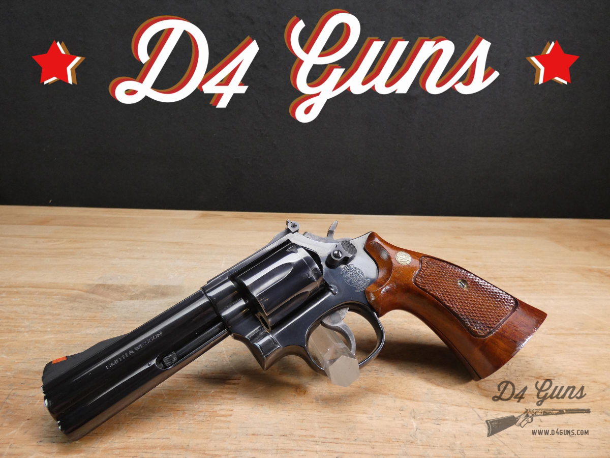 Smith and Wesson 586-3 - .357 Magnum - Wood Grips - Pre- Lock - 4IN BBL - C-img-0