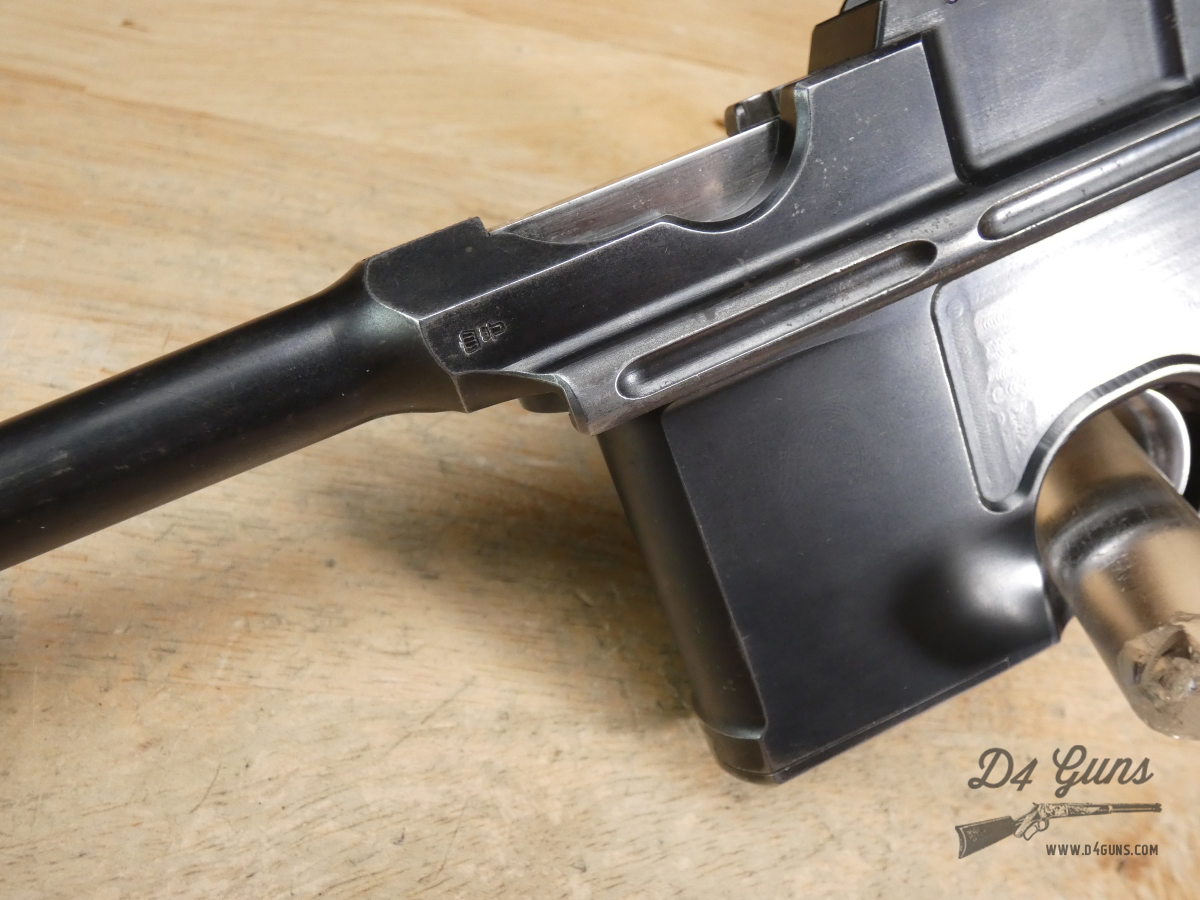 CLEAN Mauser C96 Commercial Conehammer - 7.63x25mm - Broomhandle - C -img-5