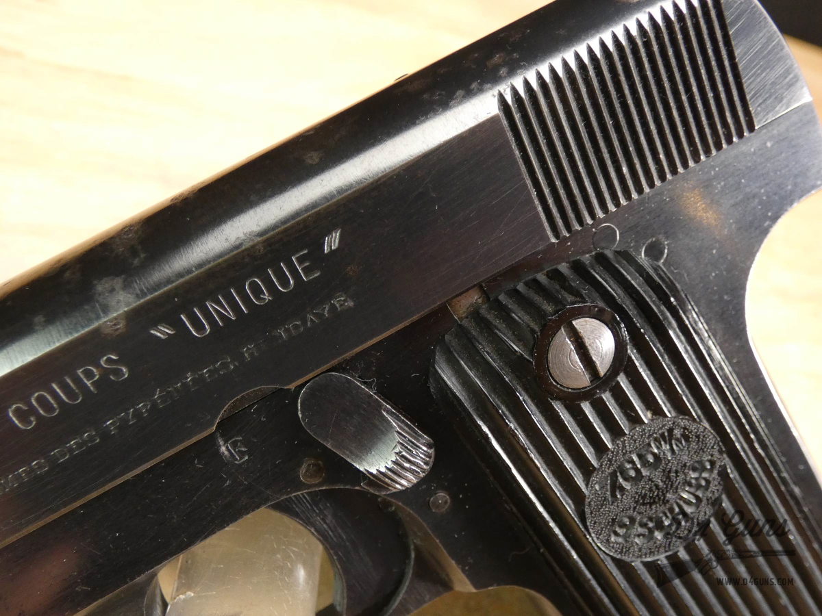 Unique Model 17 - .32 ACP - French - Lanyard Loop - Colt 1903 - C -img-5