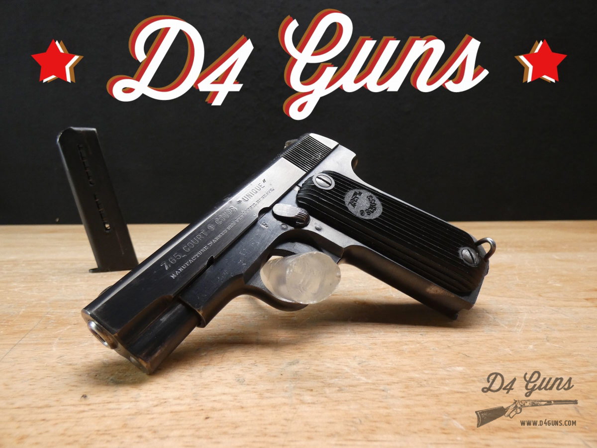 Unique Model 17 - .32 ACP - French - Lanyard Loop - Colt 1903 - C -img-0