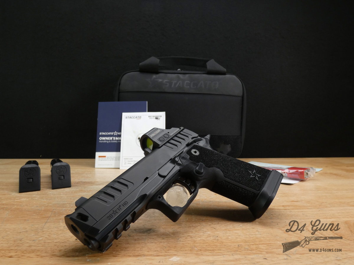 Staccato HD P4X 2011 - 9mm - DLC Compensated - Holosun HS507C + Mags - C -img-1