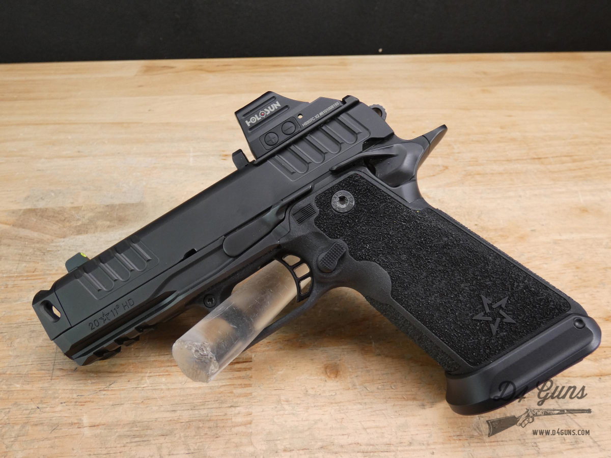 Staccato HD P4X 2011 - 9mm - DLC Compensated - Holosun HS507C + Mags - C -img-2