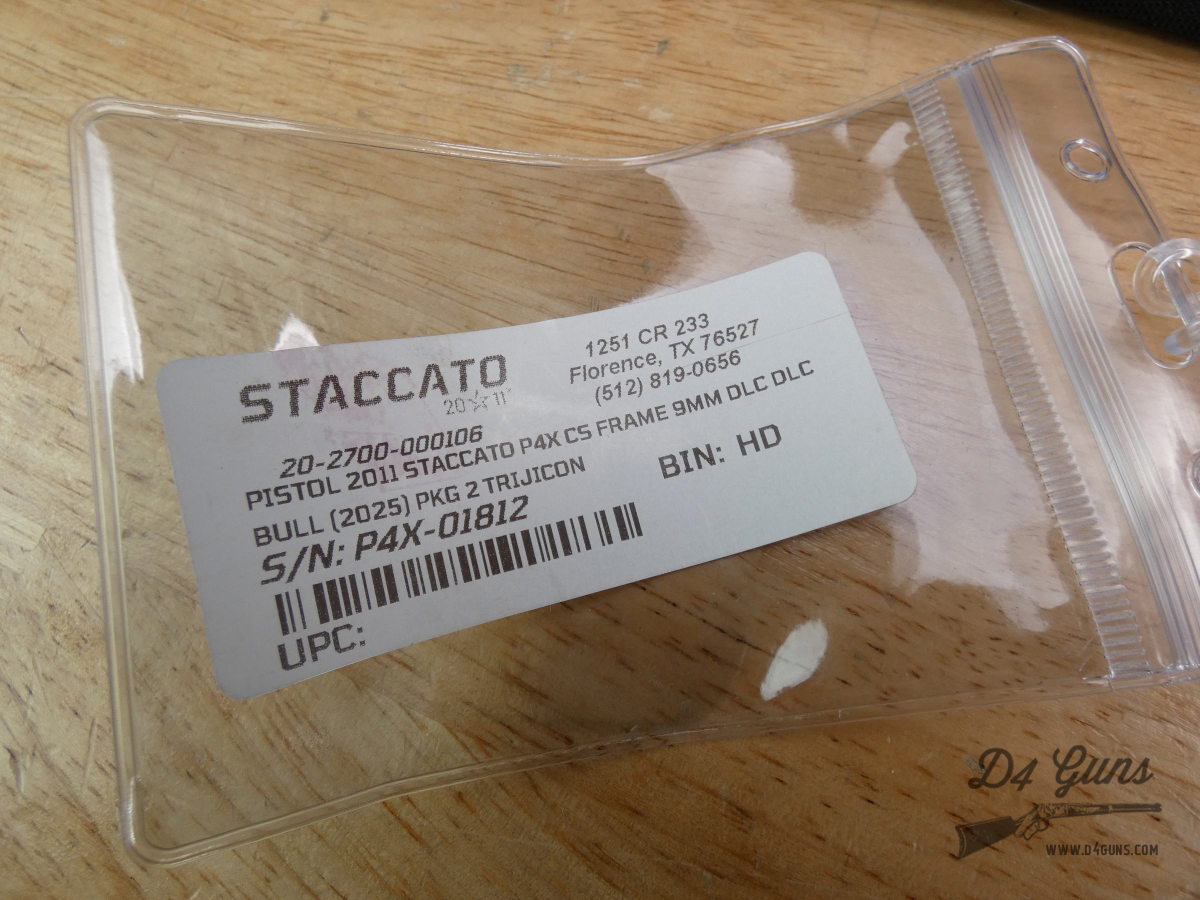 Staccato HD P4X 2011 - 9mm - DLC Compensated - Holosun HS507C + Mags - C -img-38