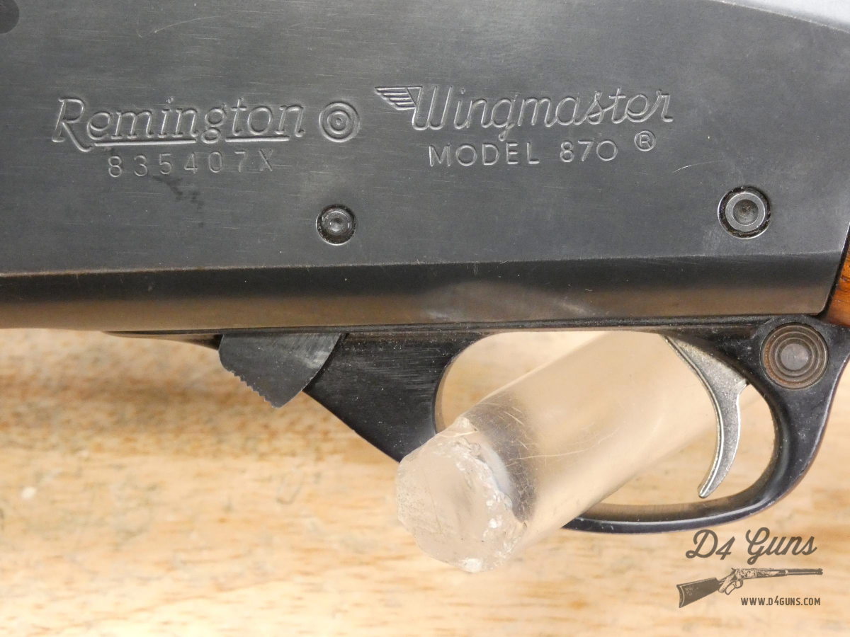 Remington 870 Wingmaster - 20 Gauge - MFG 1963 - Classic Pump - Mod Choke-img-8
