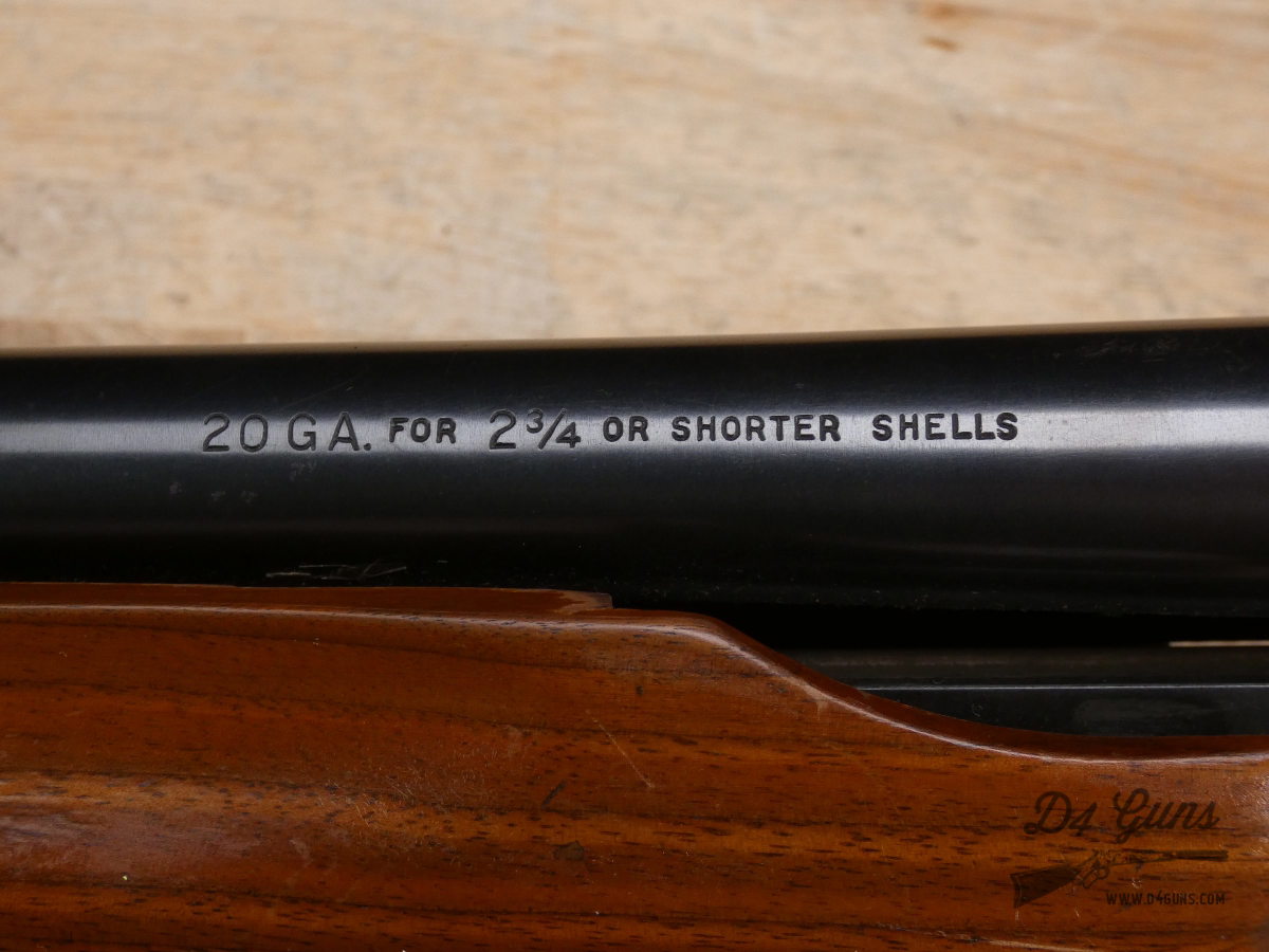 Remington 870 Wingmaster - 20 Gauge - MFG 1963 - Classic Pump - Mod Choke-img-10