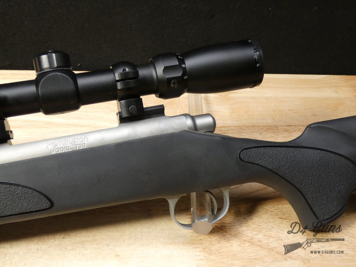 Remington 700 ADL Stainless Synthetic - .30-06 SPRG - w/ Scope-img-6