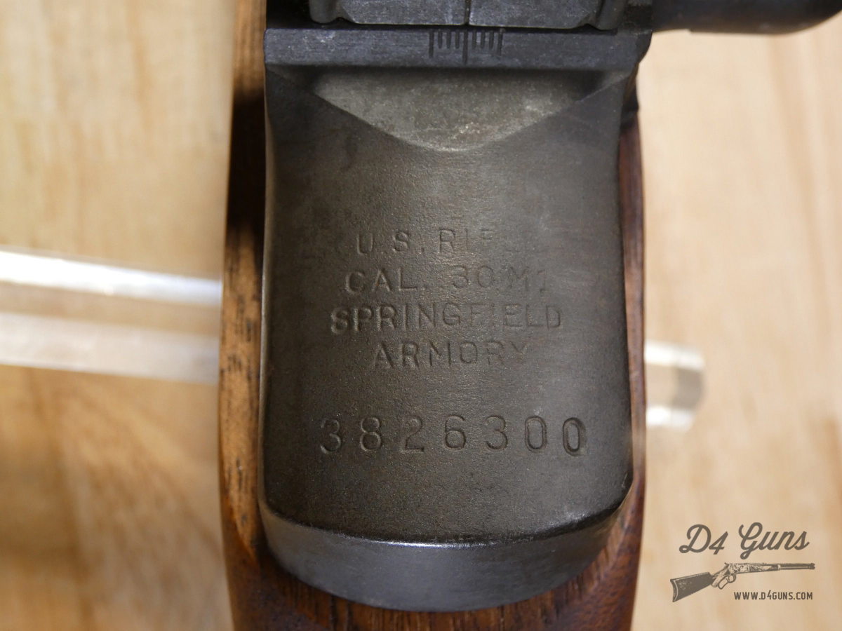 Springfield M1 Garand - .30-06 SPRG - MFG 1945 - Battle Rifle - w/ Sling-img-29