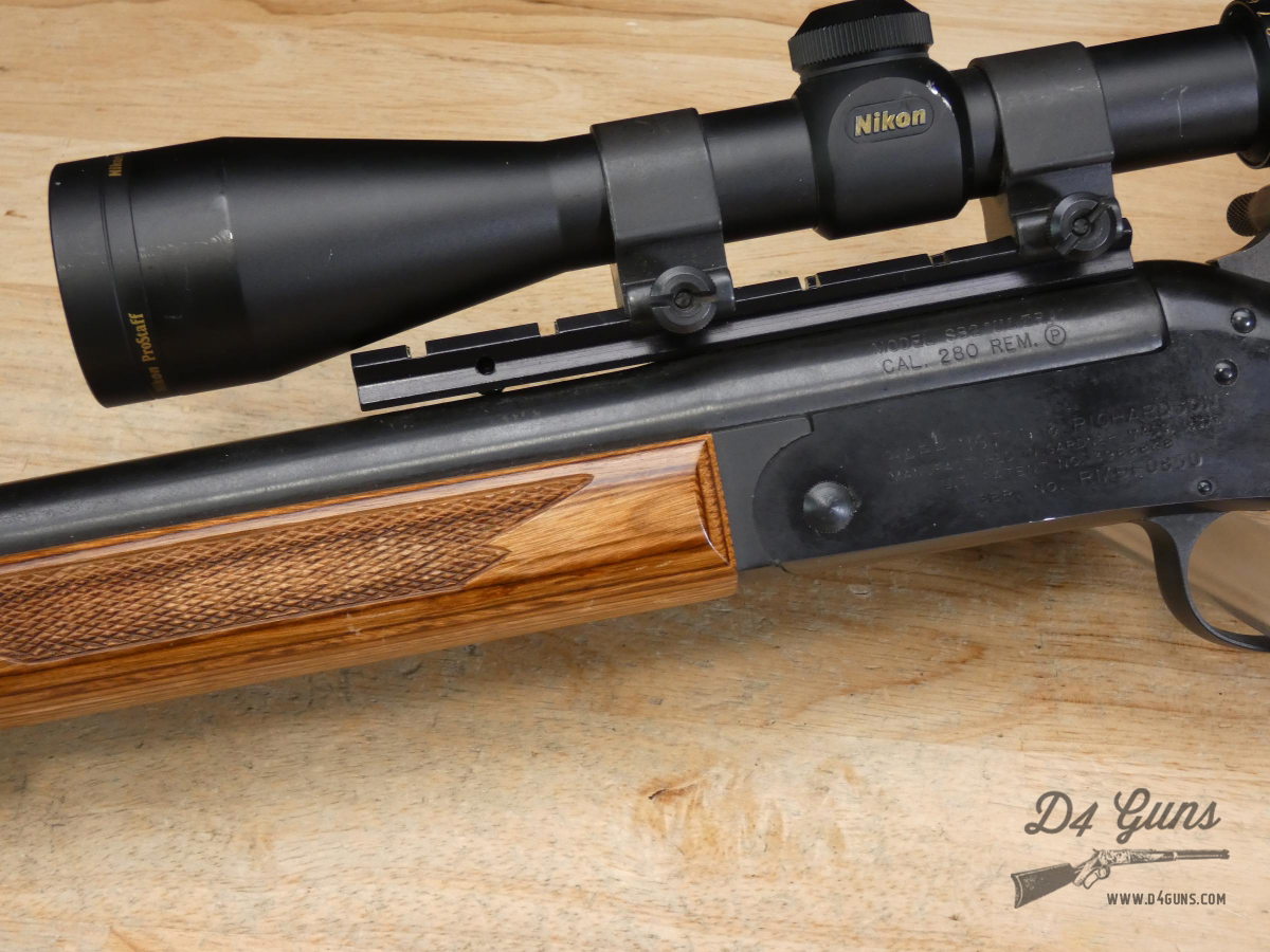 Harrington & Richardson SB2 ULTRA - .280 Rem - RMEF 1996 Sponsor Edition-img-4