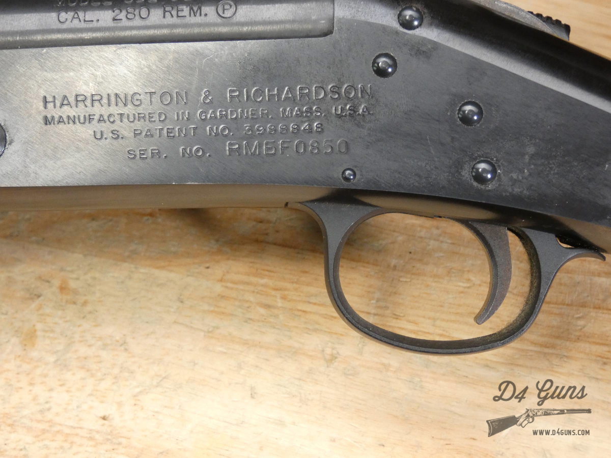 Harrington & Richardson SB2 ULTRA - .280 Rem - RMEF 1996 Sponsor Edition-img-8