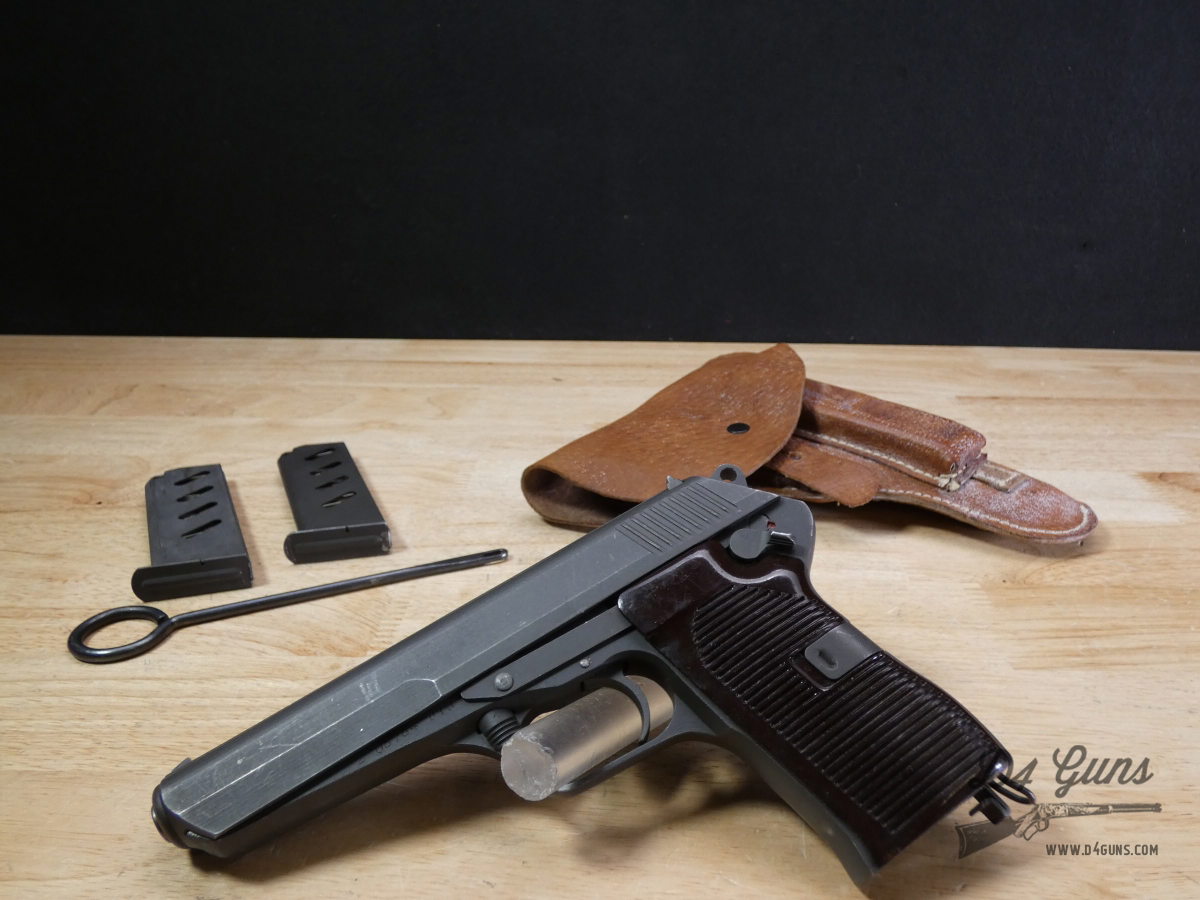 CZ52 - 7.62x25 Tokarev - 2 Mags + Holster! - CZ VZ 52 - VZ52 - 1953 - Czech-img-1