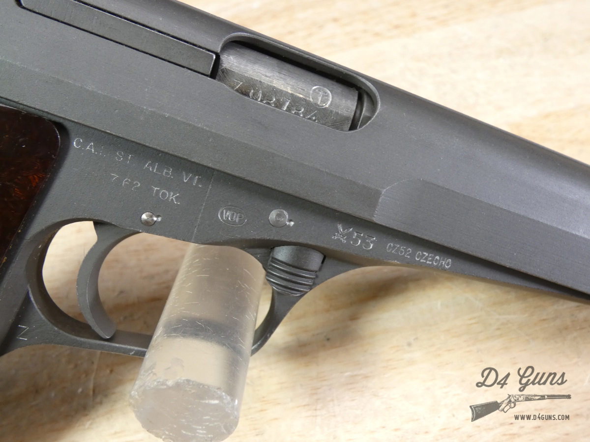 CZ52 - 7.62x25 Tokarev - 2 Mags + Holster! - CZ VZ 52 - VZ52 - 1953 - Czech-img-27