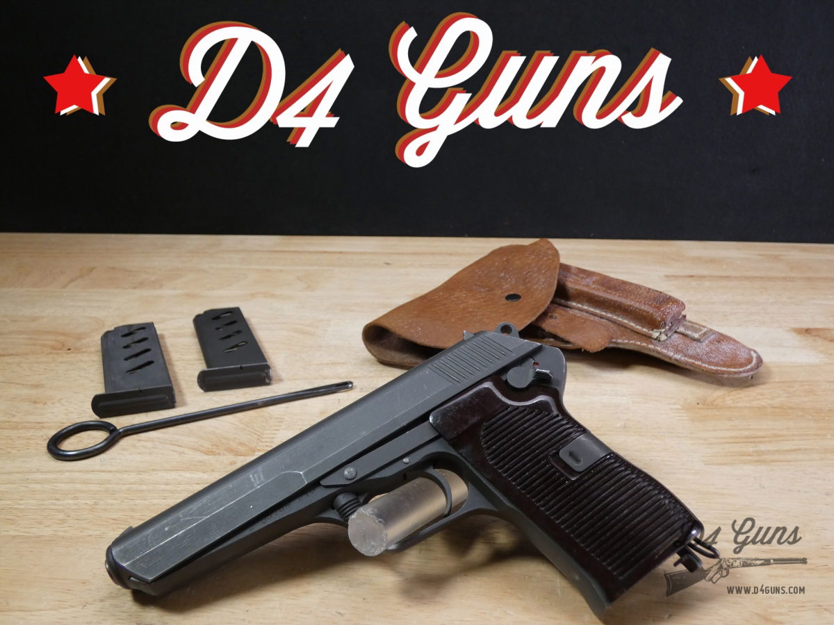 CZ52 - 7.62x25 Tokarev - 2 Mags + Holster! - CZ VZ 52 - VZ52 - 1953 - Czech-img-0