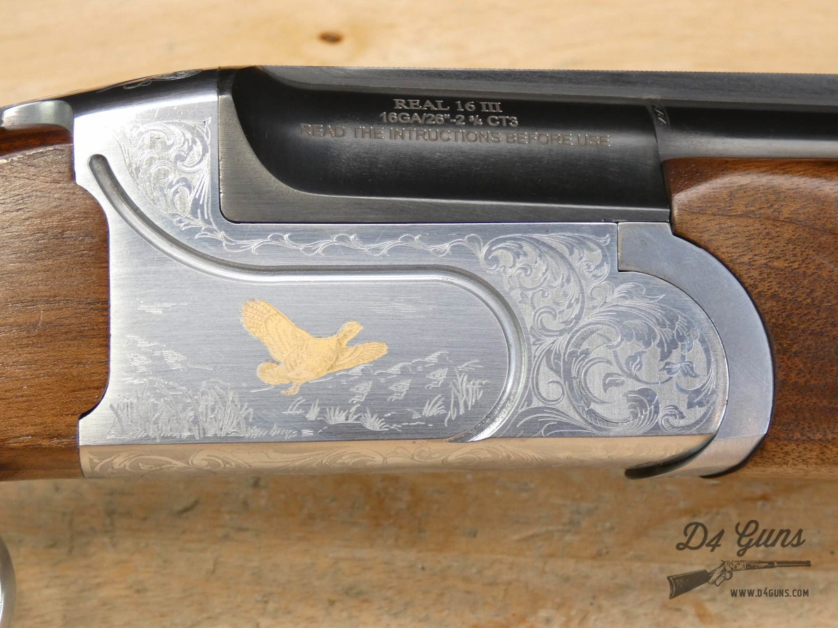 Tradition By Fausti Real 16 III - 16ga - Italy - Grade 3 Engraved - Chokes-img-16