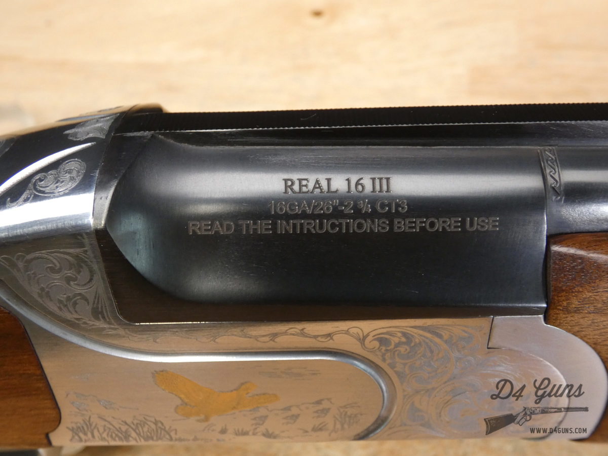 Tradition By Fausti Real 16 III - 16ga - Italy - Grade 3 Engraved - Chokes-img-20
