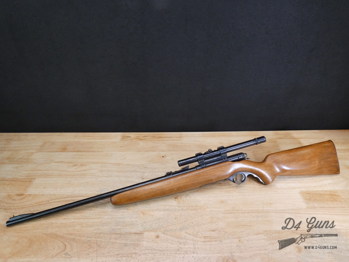 Mossberg 42M (b) Post War Commercial Model - .22 S-L-LR - Weaver Scope-img-1