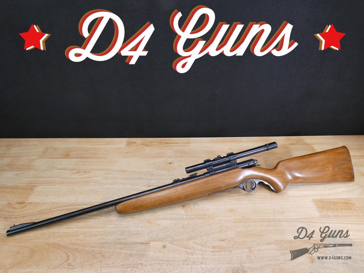 Mossberg 42M (b) Post War Commercial Model - .22 S-L-LR - Weaver Scope-img-0