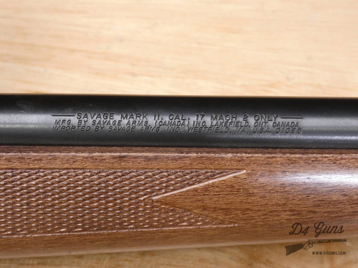 Savage Mark II - .17 Mach 2 - Left Handed - Redfield - Monte Carlo Stock-img-17