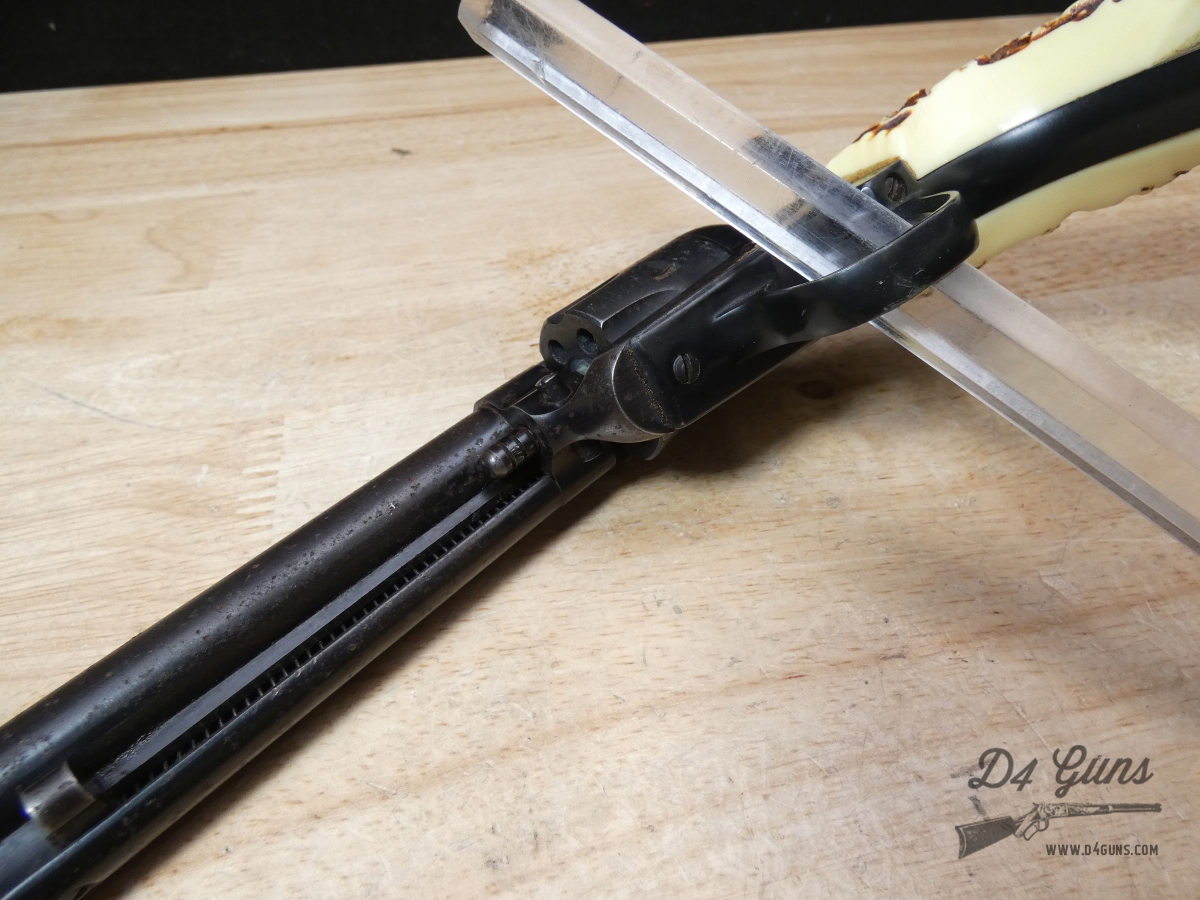 Sturm Ruger Single-Six - .22 LR - 1960 - 3 Screw - 4-Click - Stag Grips!-img-16