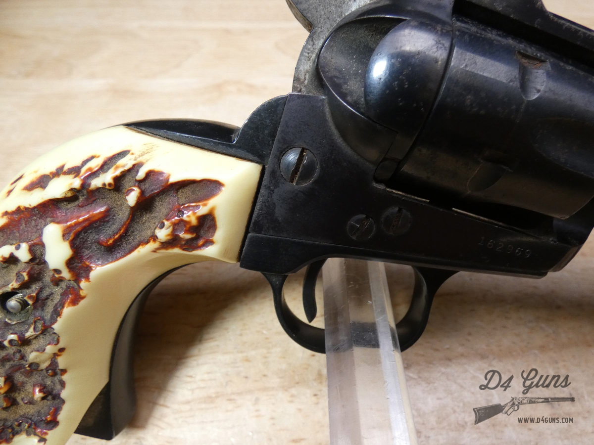 Sturm Ruger Single-Six - .22 LR - 1960 - 3 Screw - 4-Click - Stag Grips!-img-21