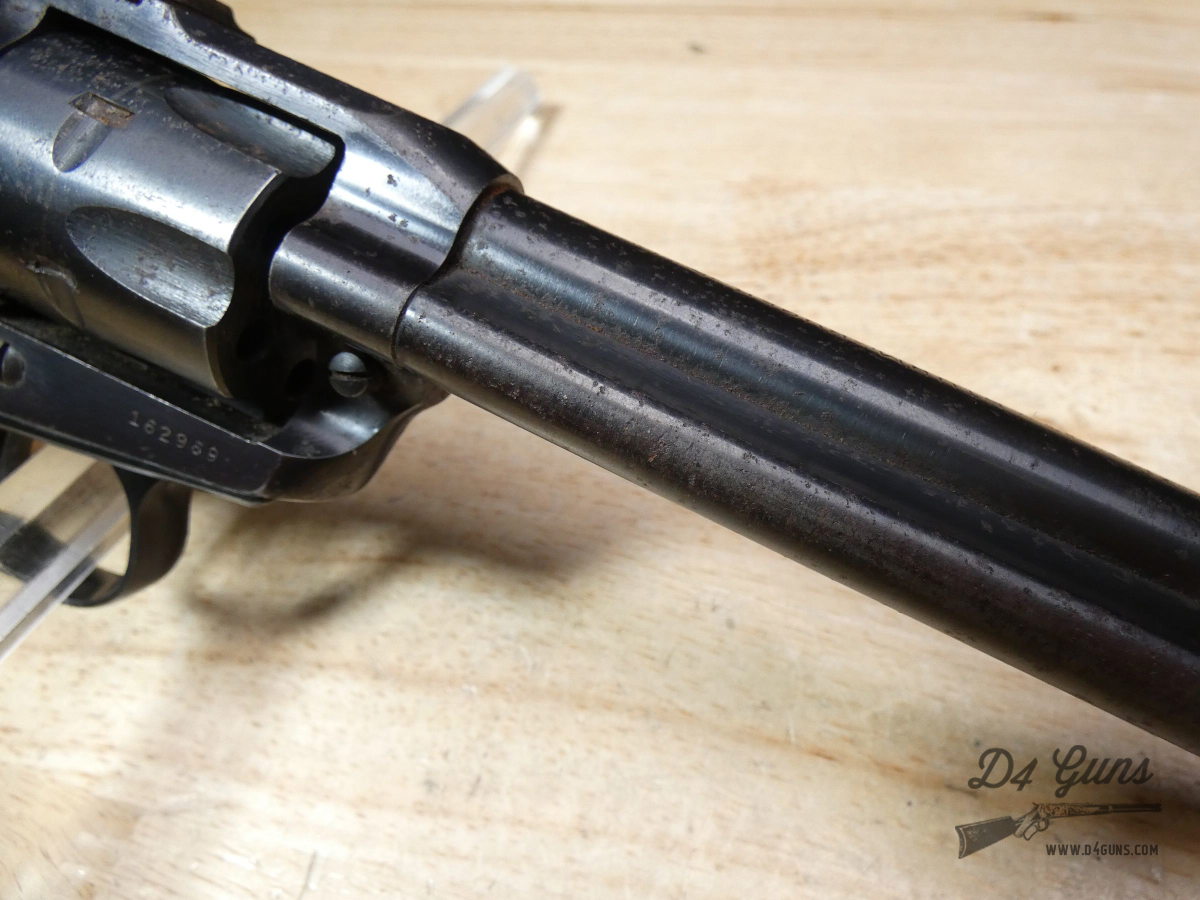 Sturm Ruger Single-Six - .22 LR - 1960 - 3 Screw - 4-Click - Stag Grips!-img-23