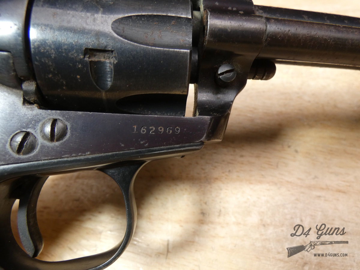 Sturm Ruger Single-Six - .22 LR - 1960 - 3 Screw - 4-Click - Stag Grips!-img-27