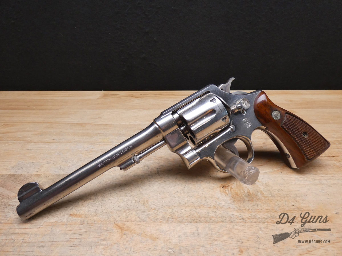 Smith & Wesson Hand Ejector - .44 S&W SPECIAL - Second Model - Nickel-img-1