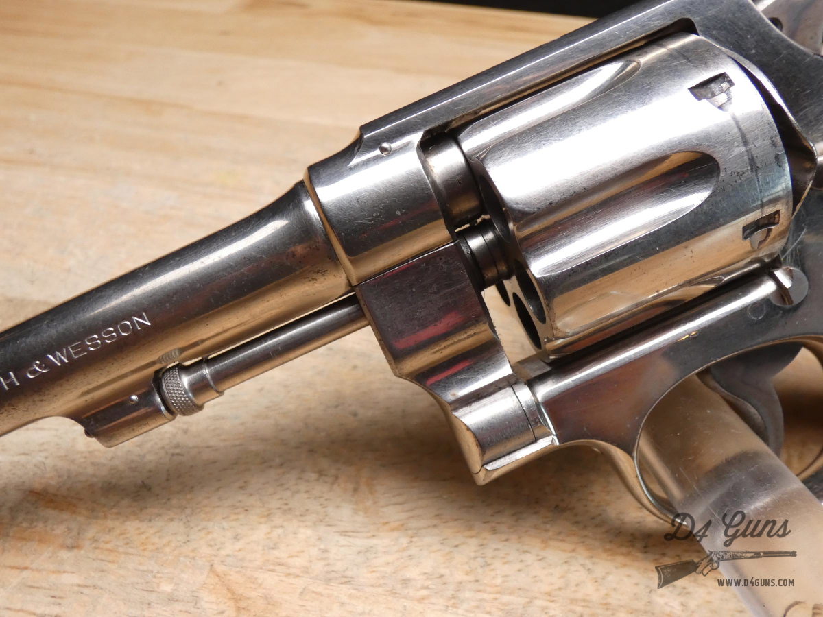 Smith & Wesson Hand Ejector - .44 S&W SPECIAL - Second Model - Nickel-img-4