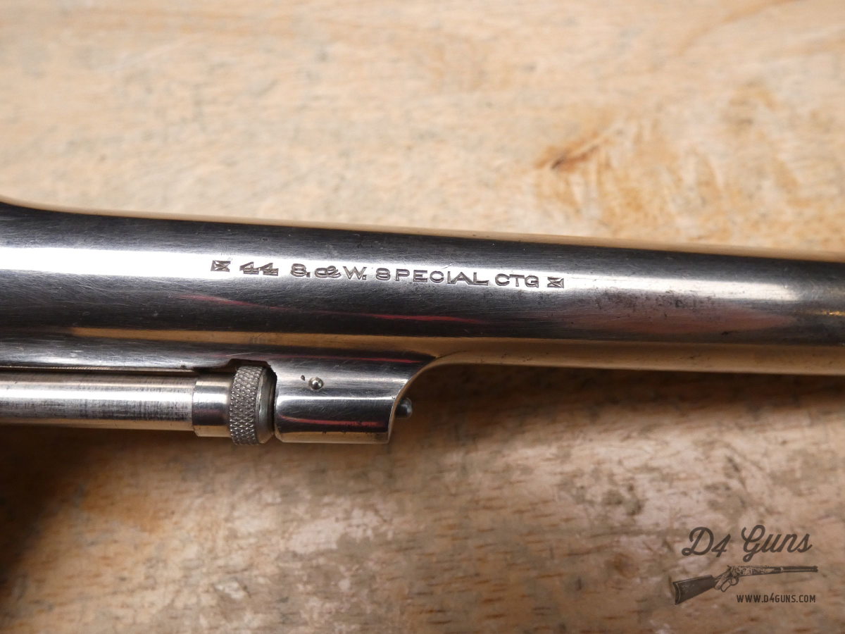 Smith & Wesson Hand Ejector - .44 S&W SPECIAL - Second Model - Nickel-img-29