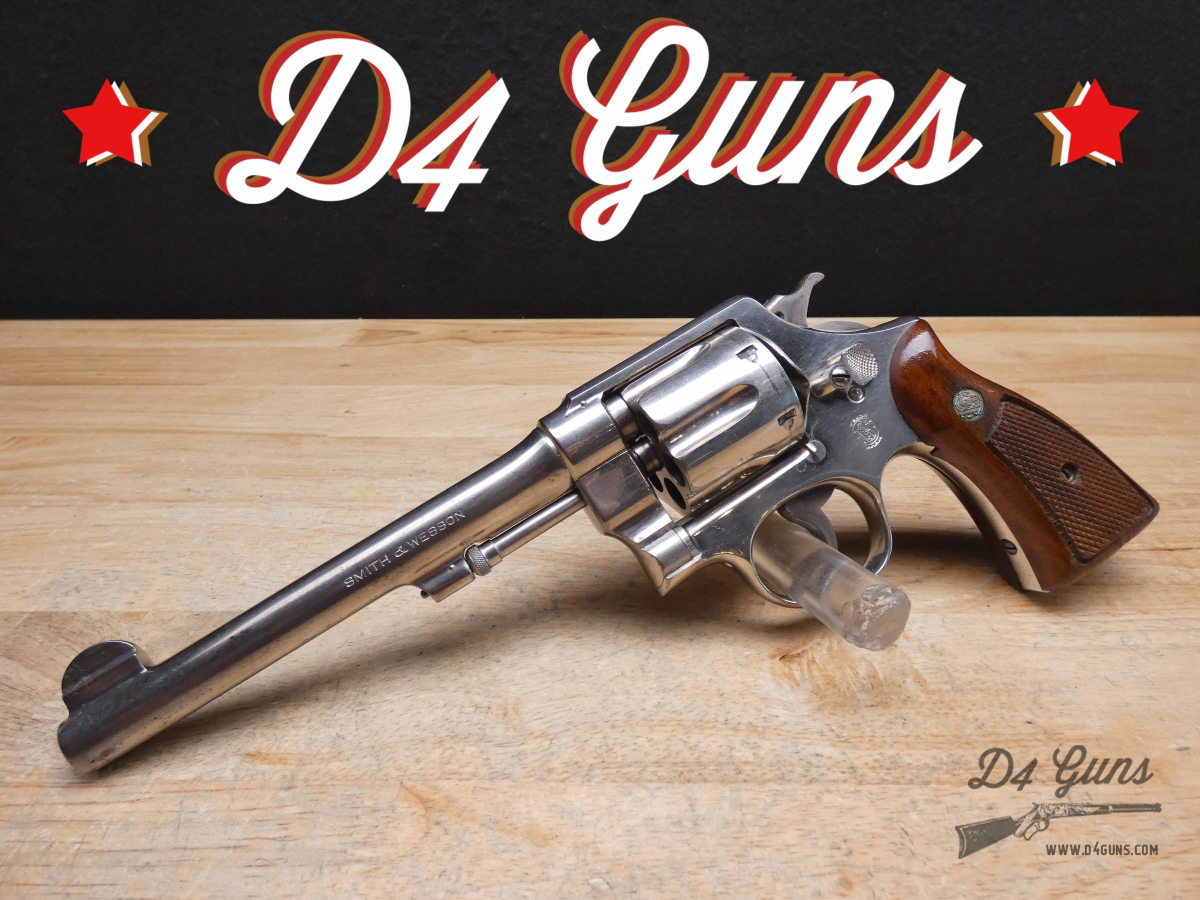 Smith & Wesson Hand Ejector - .44 S&W SPECIAL - Second Model - Nickel-img-0
